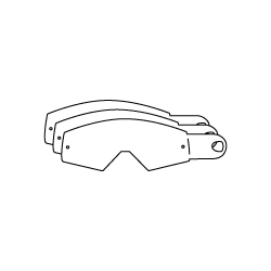 RACING GOGGLES TEAR OFFS 12ct.