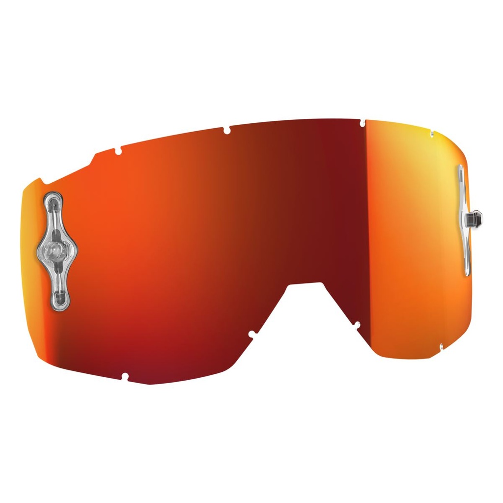 HUSTLE MX SINGLE LENS ORANGE CHROME AFC WORKS