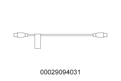 Cable USB tipo A-A sin 5 V