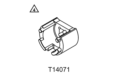 Llave de tuercas estriadas