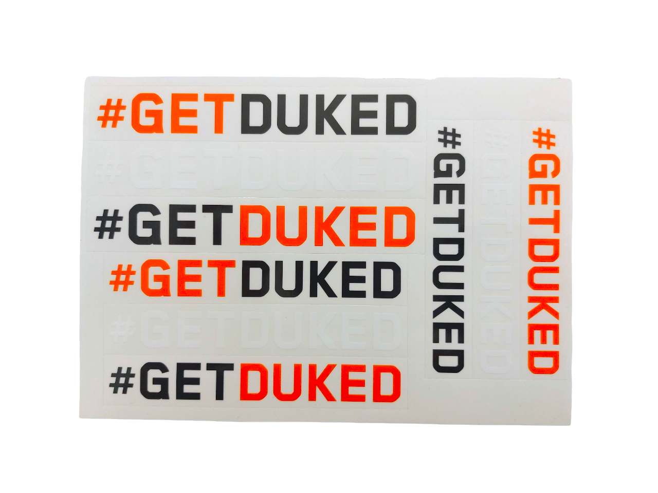 [20220008INT] #GETDUKED STICKER SET