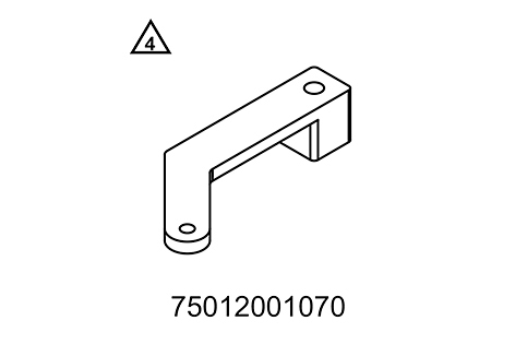 [75012001070] Soporte para caballete de montaje