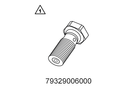 [79329006000] Adaptador de la presión del aceite