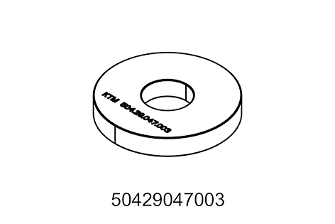 [50429047003] Tapa del dispositivo de presión del cigüeñal