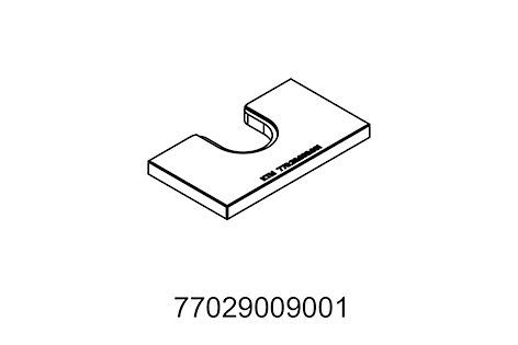 [77029009001] Placa separadora