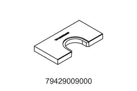 [79429009000] Placa separadora