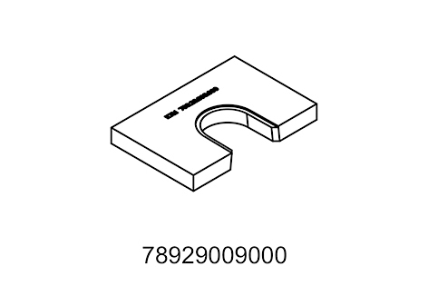 [78929009000] Placa separadora