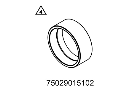 [75029015102] Aro de montaje para pistón