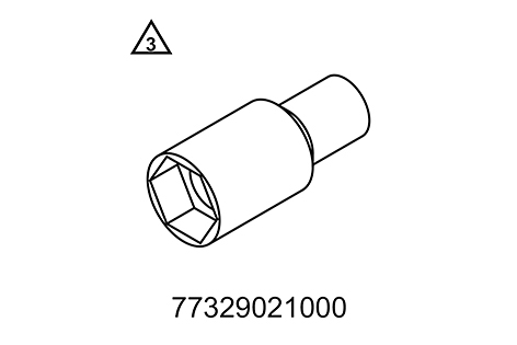 [77329021000] Llave de vaso especial