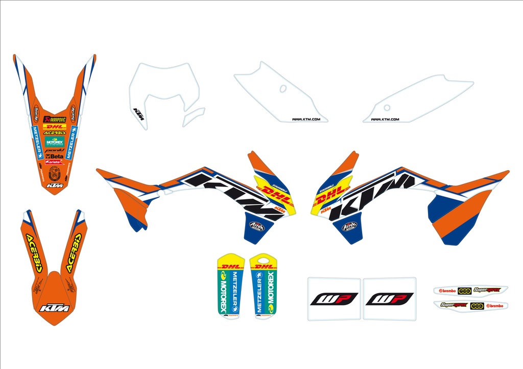 KIT DE GRÁFICOS FACTORY ENDURO