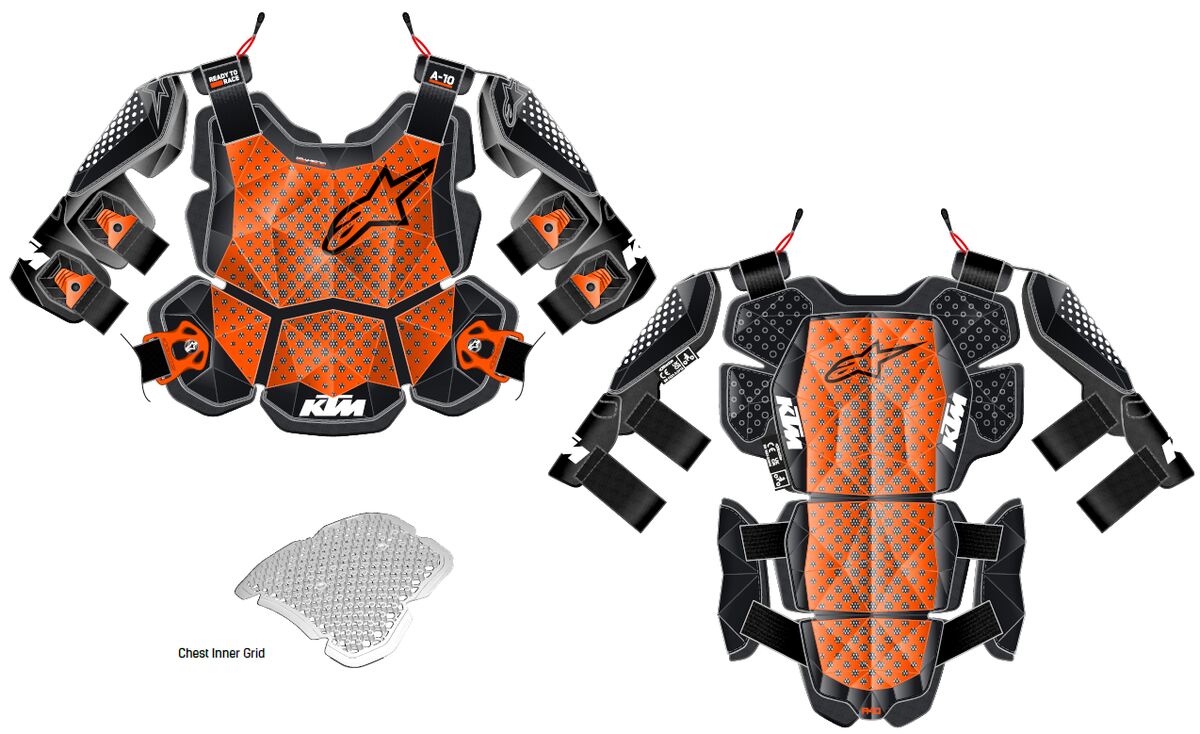 [3PW240015302] A-10 V2 FULL CHEST PROTECTOR (XS/S)