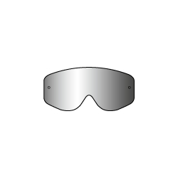 [3PW192840004] RACING GOGGLES SINGLE LENS SILVER MIRROR