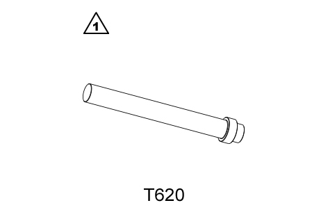 [T620] Manguito guía largo montaje