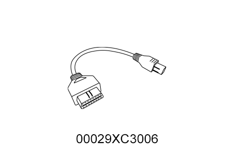 [00029XC3006] Cable adaptador de diagnóstico Hulane