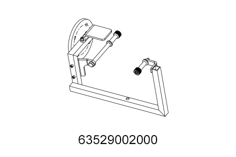 [63529002000] Estribo del motor para caballete de montaje