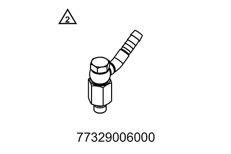 [77329006000] Adaptador de la presión del aceite