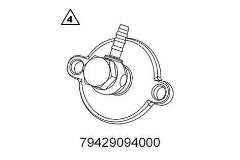 [79429094000] Adaptador de la presión del aceite