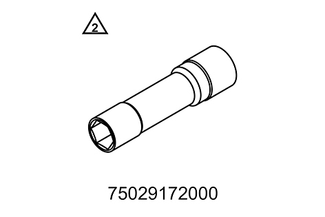 [75029172000] Llave para bujías