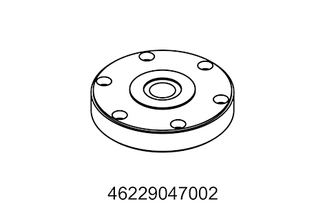 [46229047002] Placa base del dispositivo de presión del cigüeñal