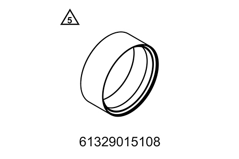 [61329015108] Aro de montaje para pistón