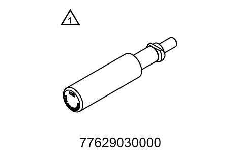 [77629030000] Inserción de la grupilla del bulón del pistón