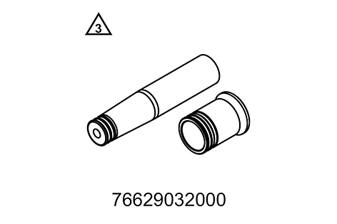 [76629032000] Herramienta de montaje del anillo de retención