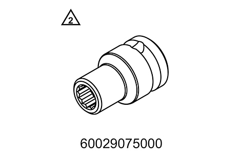 [60029075000] Cabeza poligonal