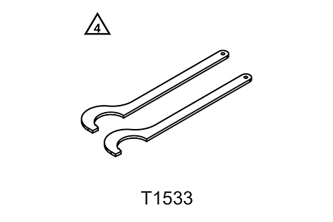 [T1533] Llave para tuercas ranuradas