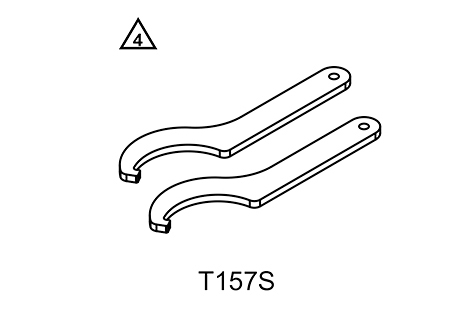 [T157S] Llave de gancho